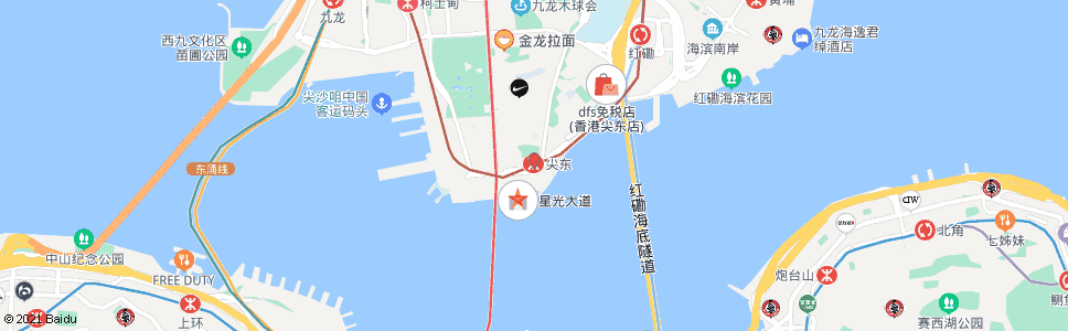 香港尖東站_巴士站地圖_香港巴士_妙搜巴士搜尋2024