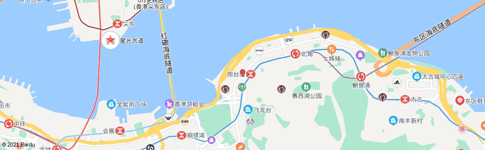 香港北角(東)碼頭_巴士站地圖_香港巴士_妙搜巴士搜尋2024
