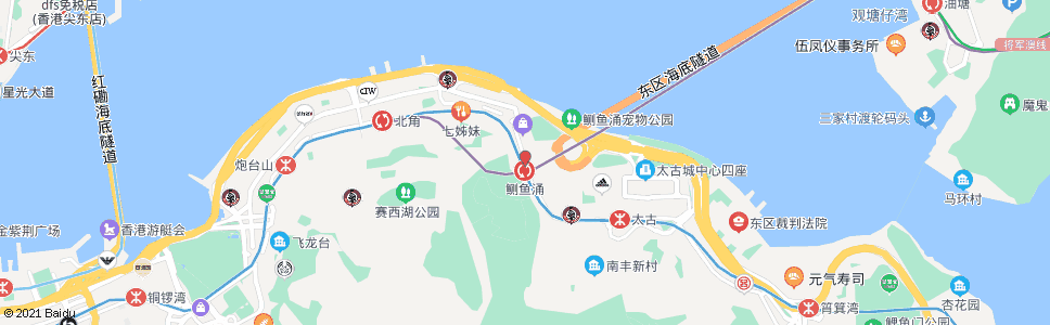 香港芬尼街_巴士站地圖_香港巴士_妙搜巴士搜尋2024
