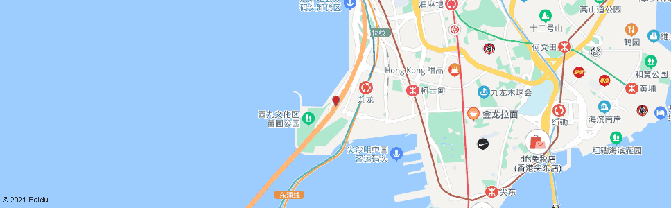 香港西區海底隧道收費廣場_巴士站地圖_香港巴士_妙搜巴士搜尋2024