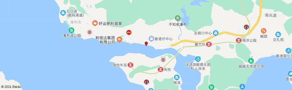 香港香港仔_巴士站地圖_香港巴士_妙搜巴士搜尋2024