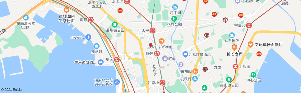 香港上海街(碧街)_巴士站地圖_香港巴士_妙搜巴士搜尋2024