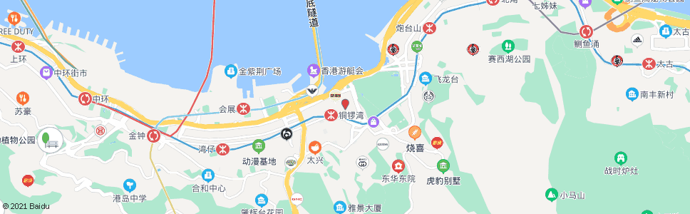香港百德新街_巴士站地圖_香港巴士_妙搜巴士搜尋2024