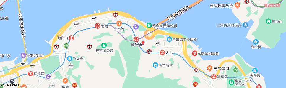 香港英皇道太古坊_巴士站地圖_香港巴士_妙搜巴士搜尋2024