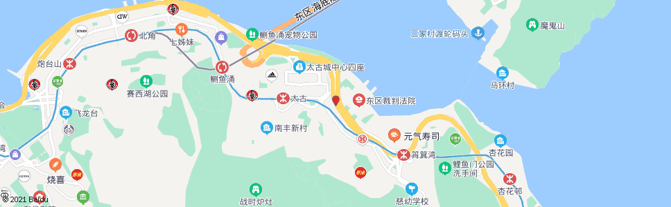 香港東區走廊_巴士站地圖_香港巴士_妙搜巴士搜尋2024