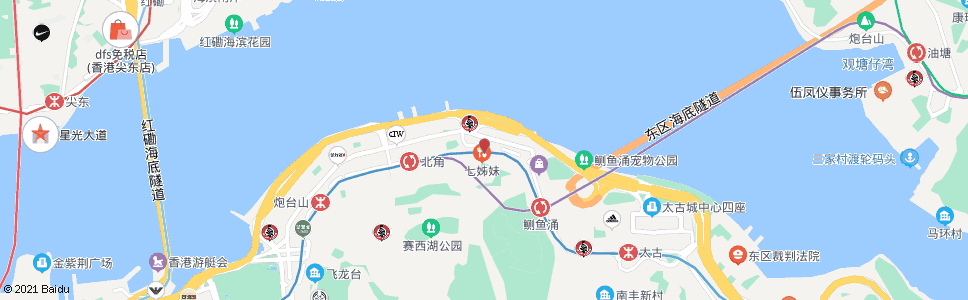 香港健康中街_巴士站地圖_香港巴士_妙搜巴士搜尋2024
