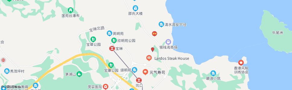 香港影業路_巴士站地圖_香港巴士_妙搜巴士搜尋2024