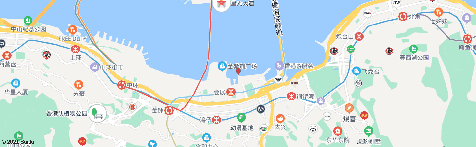 香港新碼頭街(翔龍灣)_巴士站地圖_香港巴士_妙搜巴士搜尋2024