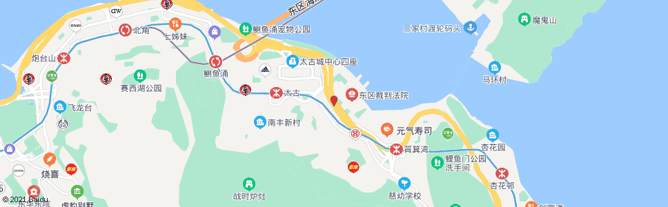 香港太康街_巴士站地圖_香港巴士_妙搜巴士搜尋2024