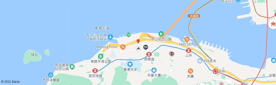 香港乾諾道西3號_巴士站地圖_香港巴士_妙搜巴士搜尋2024