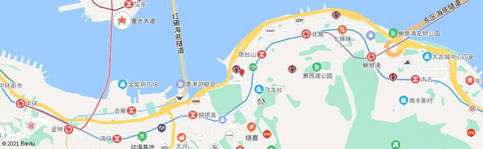 香港歌頓道_巴士站地圖_香港巴士_妙搜巴士搜尋2024
