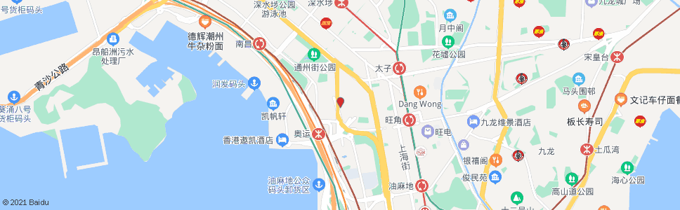 香港711(大角咀道)_巴士站地圖_香港巴士_妙搜巴士搜尋2024