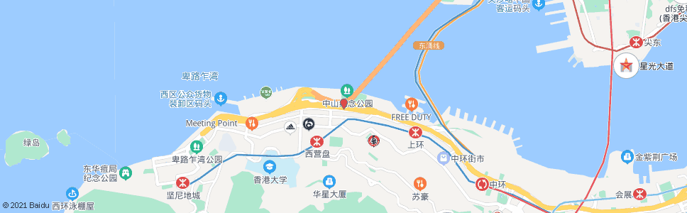 香港西消防街_巴士站地圖_香港巴士_妙搜巴士搜尋2024