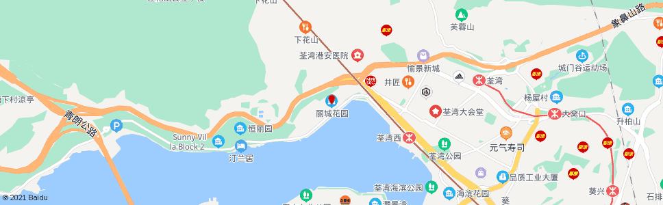 香港麗城花園第一期_巴士站地圖_香港巴士_妙搜巴士搜尋2024