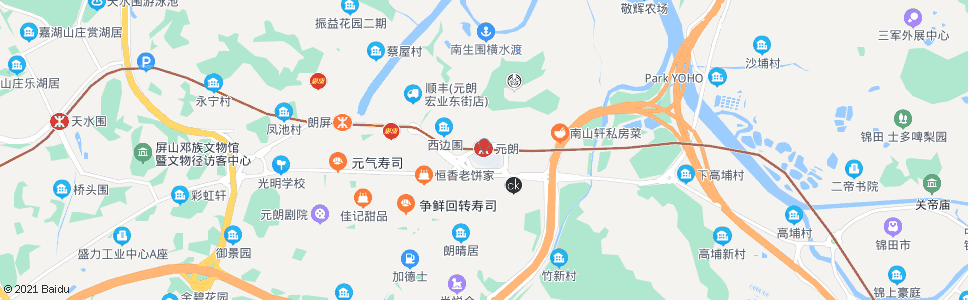 香港元朗(西)_巴士站地圖_香港巴士_妙搜巴士搜尋2024