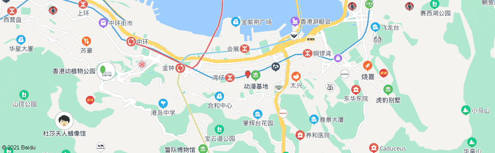 香港新會道_巴士站地圖_香港巴士_妙搜巴士搜尋2024
