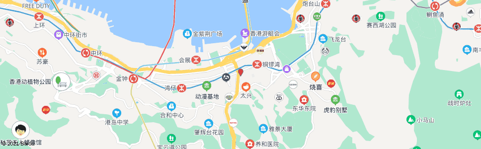 香港堅拿道東_巴士站地圖_香港巴士_妙搜巴士搜尋2024