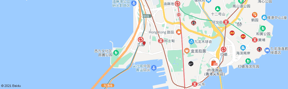 香港尖沙咀警署_巴士站地圖_香港巴士_妙搜巴士搜尋2024