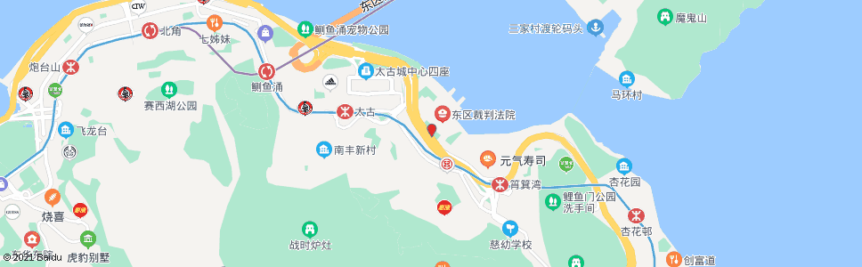 香港太安街(西灣河)_巴士站地圖_香港巴士_妙搜巴士搜尋2024