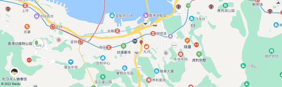 香港堅拿道西_巴士站地圖_香港巴士_妙搜巴士搜尋2024