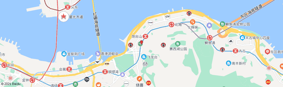 香港木星街_巴士站地圖_香港巴士_妙搜巴士搜尋2024