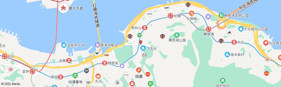 香港清風街_巴士站地圖_香港巴士_妙搜巴士搜尋2024