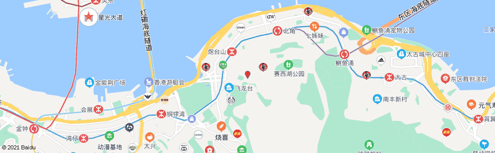 香港雲景道(海景台)_巴士站地圖_香港巴士_妙搜巴士搜尋2024