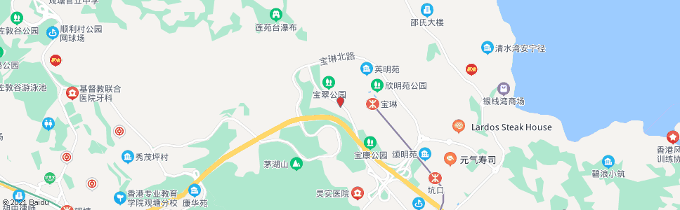 香港寶豐路(寶琳站)_巴士站地圖_香港巴士_妙搜巴士搜尋2024