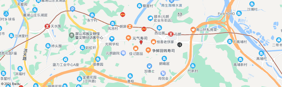 香港元朗康樂路_巴士站地圖_香港巴士_妙搜巴士搜尋2024