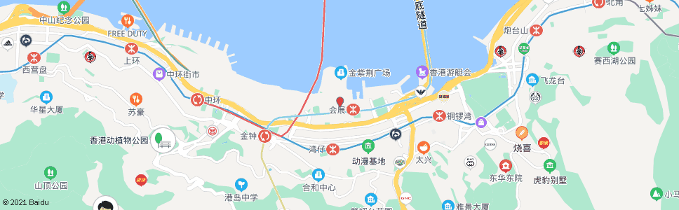 香港萬麗海景酒店_巴士站地圖_香港巴士_妙搜巴士搜尋2024