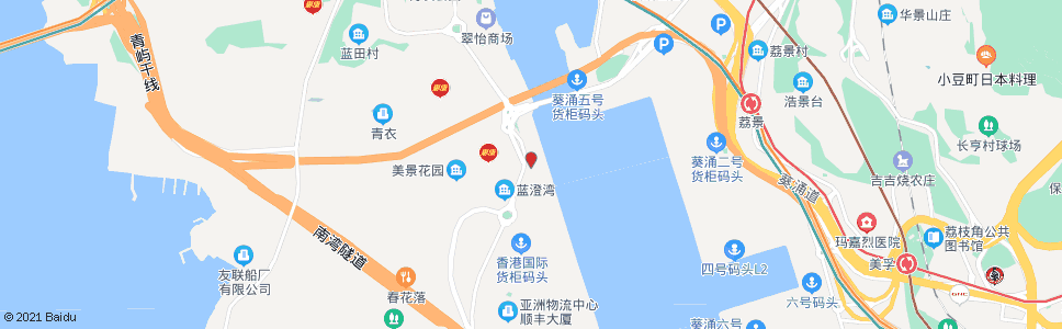 香港集輝街_巴士站地圖_香港巴士_妙搜巴士搜尋2024