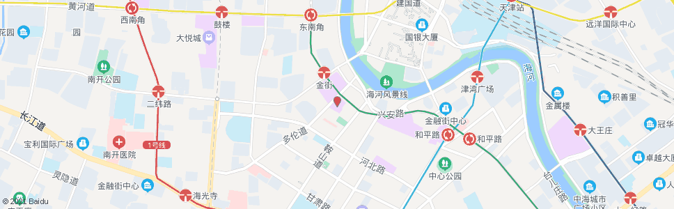 天津百货大楼(西)_公交站地图_天津公交_妙搜公交查询2024