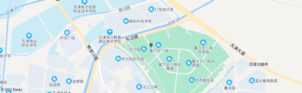 天津合安园_公交站地图_天津公交_妙搜公交查询2024