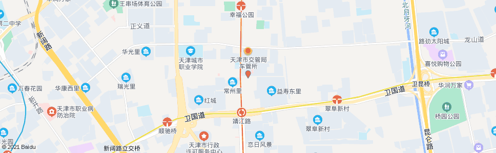天津常州里_公交站地图_天津公交_妙搜公交查询2024