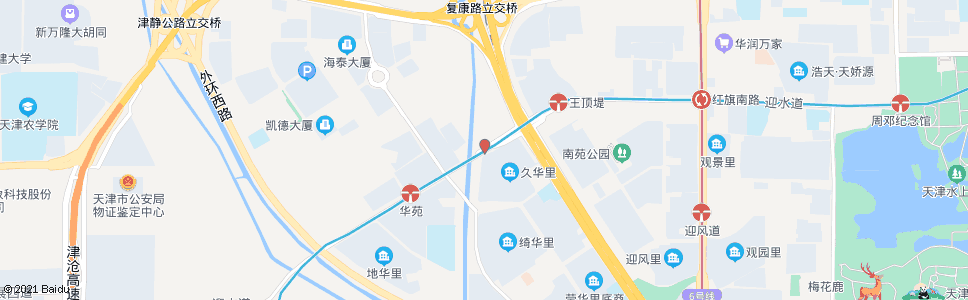 天津久华里_公交站地图_天津公交_妙搜公交查询2024
