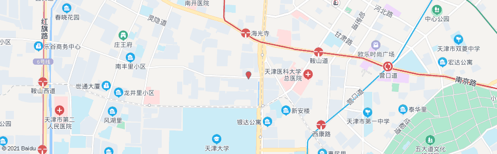 天津师北里_公交站地图_天津公交_妙搜公交查询2024