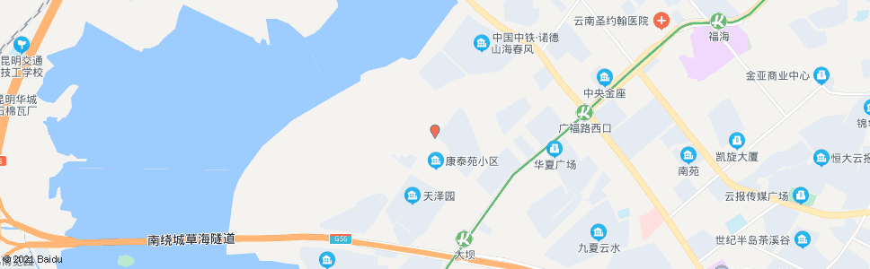昆明陆家村(西福路)_公交站地图_昆明公交_妙搜公交查询2024