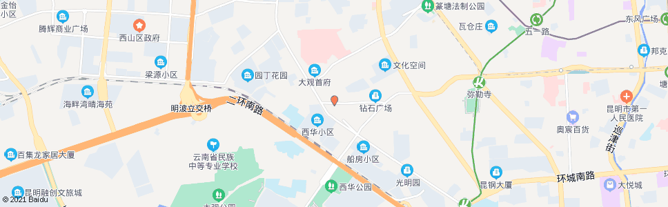 昆明东陆桥(西华北路)_公交站地图_昆明公交_妙搜公交查询2024