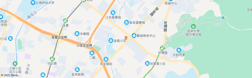 昆明533医院(穿金路)_公交站地图_昆明公交_妙搜公交查询2024