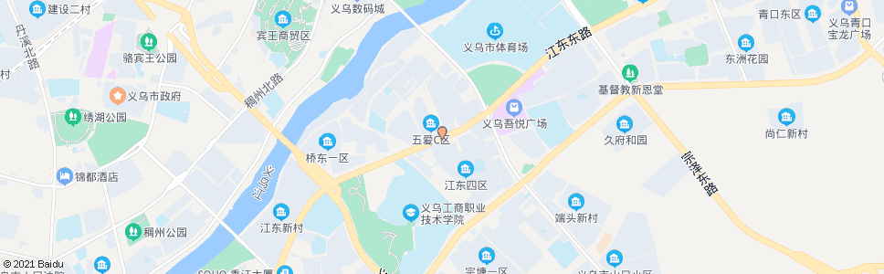 金华五爱_公交站地图_金华公交_妙搜公交查询2024