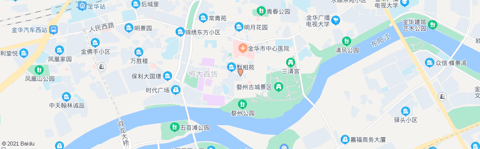 金华醋坊岭_公交站地图_金华公交_妙搜公交查询2024