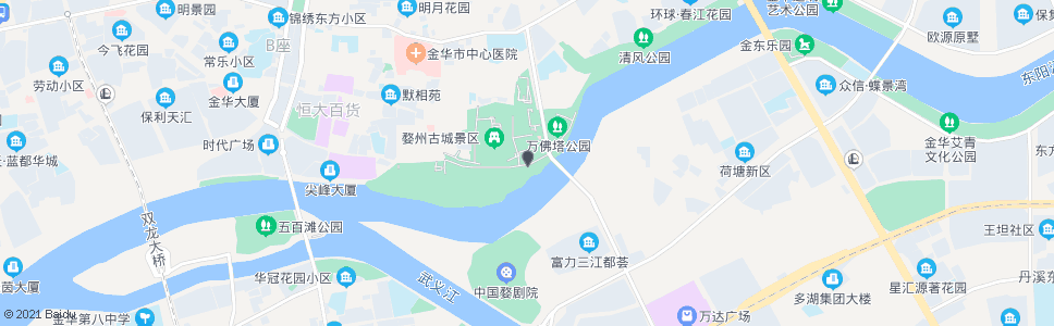 金华宏济大桥(市博物馆)_公交站地图_金华公交_妙搜公交查询2024