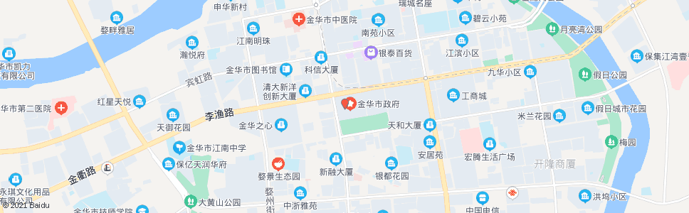 金华国税局_公交站地图_金华公交_妙搜公交查询2024