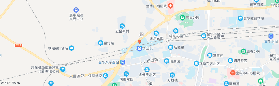 金华北站_公交站地图_金华公交_妙搜公交查询2024