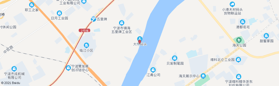 宁波大件码头_公交站地图_宁波公交_妙搜公交查询2024
