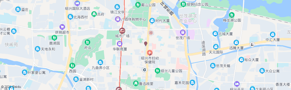 绍兴小商品市场二期_公交站地图_绍兴公交_妙搜公交查询2024