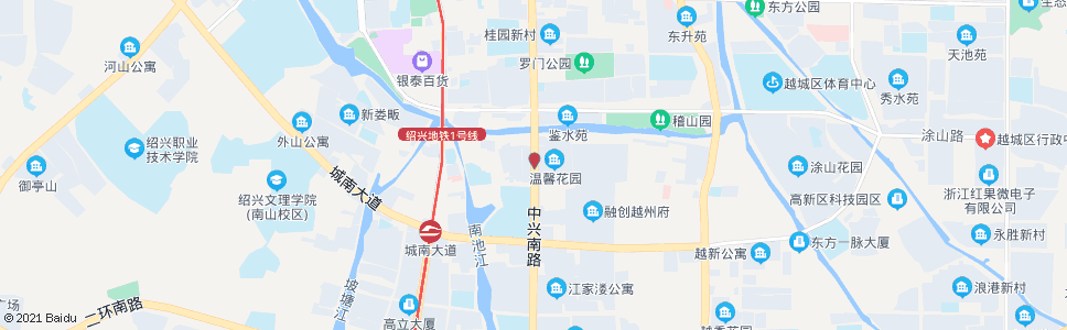 绍兴中兴大桥_公交站地图_绍兴公交_妙搜公交查询2024