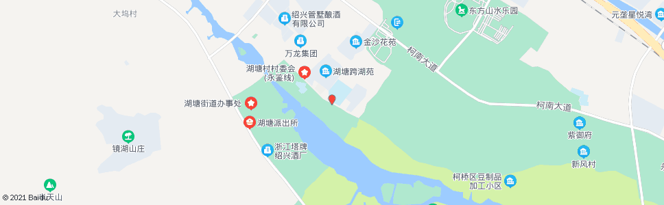 绍兴湖塘小学_公交站地图_绍兴公交_妙搜公交查询2024