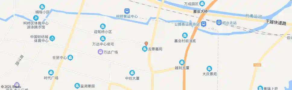 绍兴阳嘉龙小区_公交站地图_绍兴公交_妙搜公交查询2024