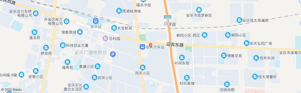 安庆客运中心站西_公交站地图_安庆公交_妙搜公交查询2024